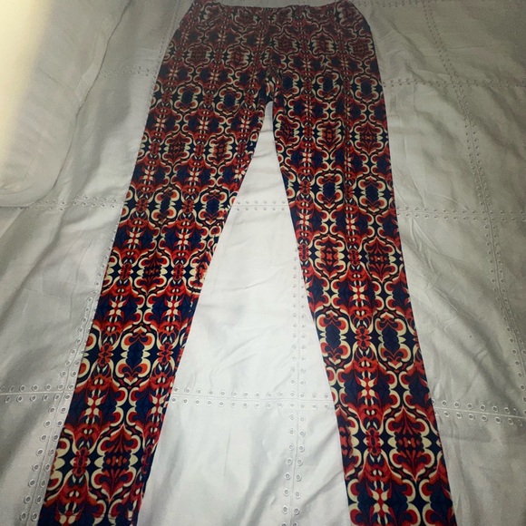 XL Tall and Curvy LULAROE Multicolor Patterned Women's Pants. MUST BE BUNDLED - Picture 2 of 5